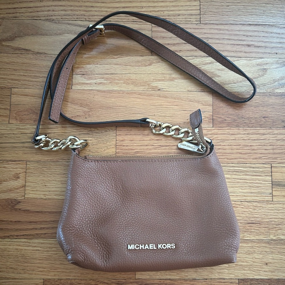 Michael Kors Tan Crossbody Bag - Picture 2 of 7